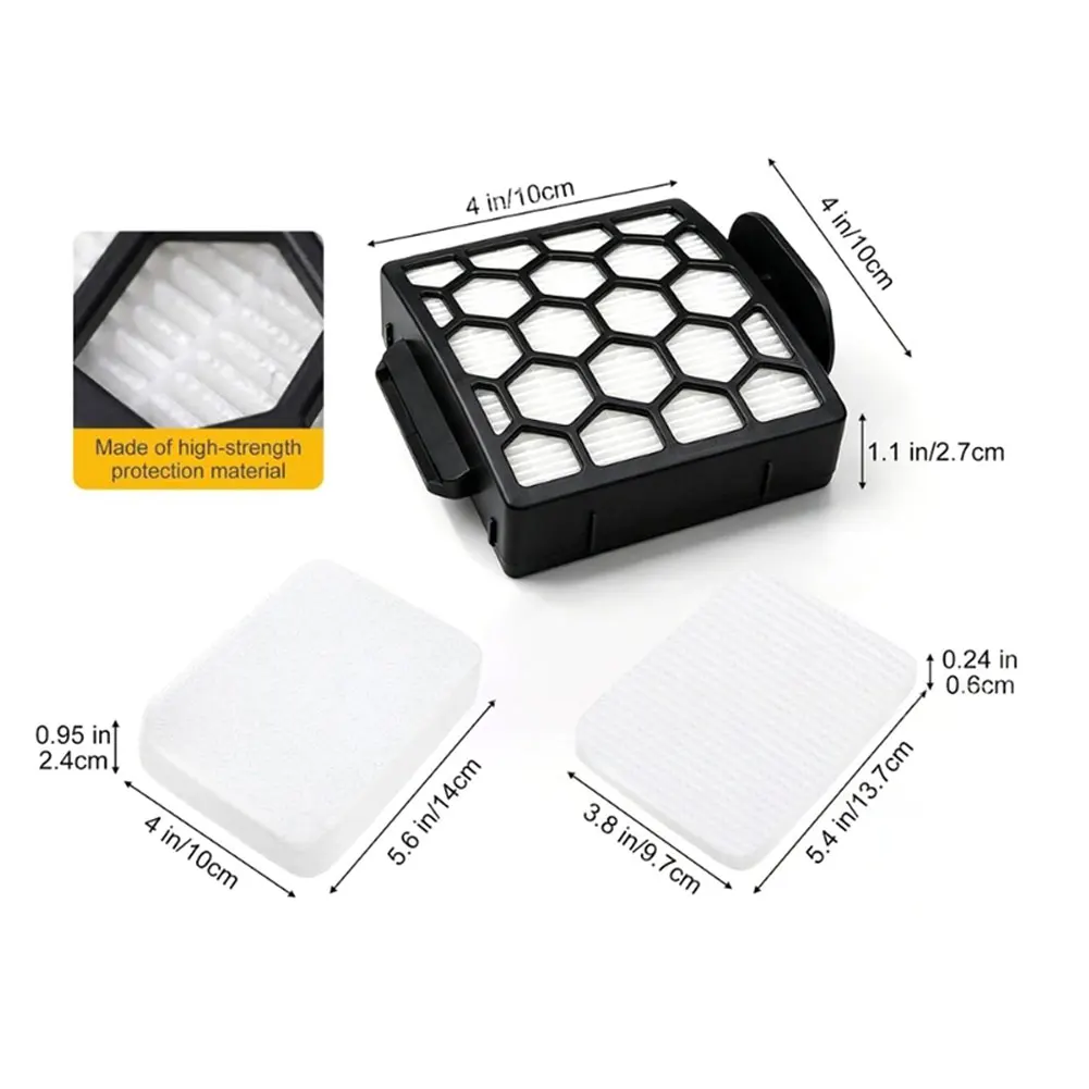 Compatible With For Shark NV150/NV251/NV255/ZU60/ZU62 Vacuum Cleaner Filters Dry And Wet Usage  Floor Cleaning Accessories