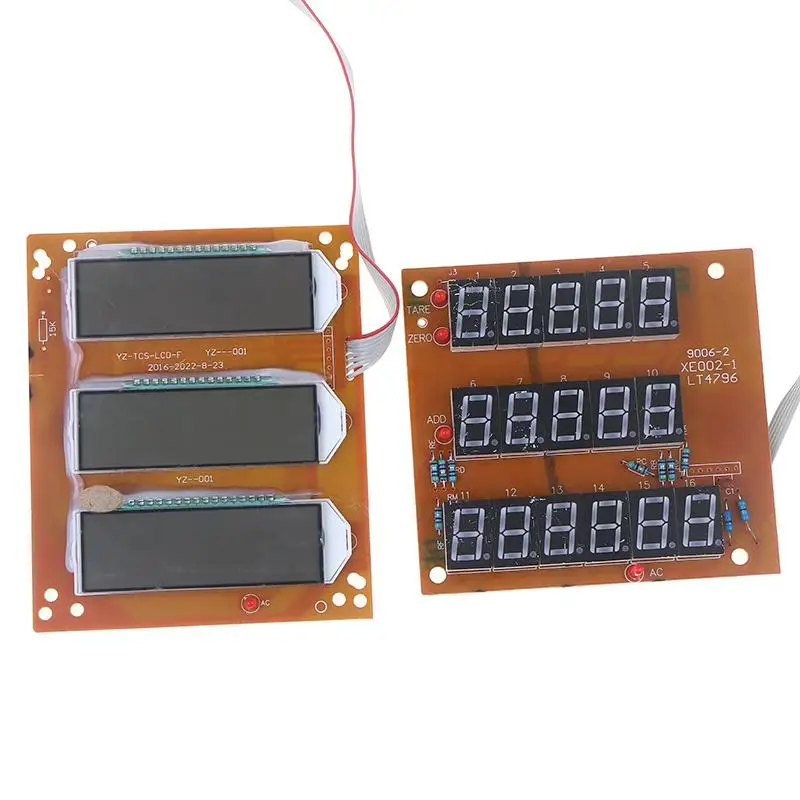 LCD Display Circuit Board for Electronic Platform Scale, LED Digital Screen Replacement Parts