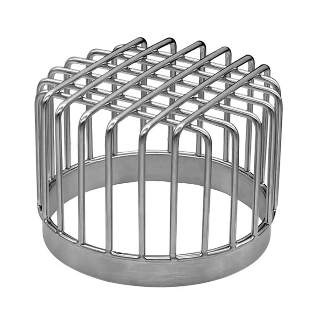 

Round Roof Floor Drain Stainless Steel Large Displacement Balcony Drainage Cover Anti-blocking Rain Pipe Cap