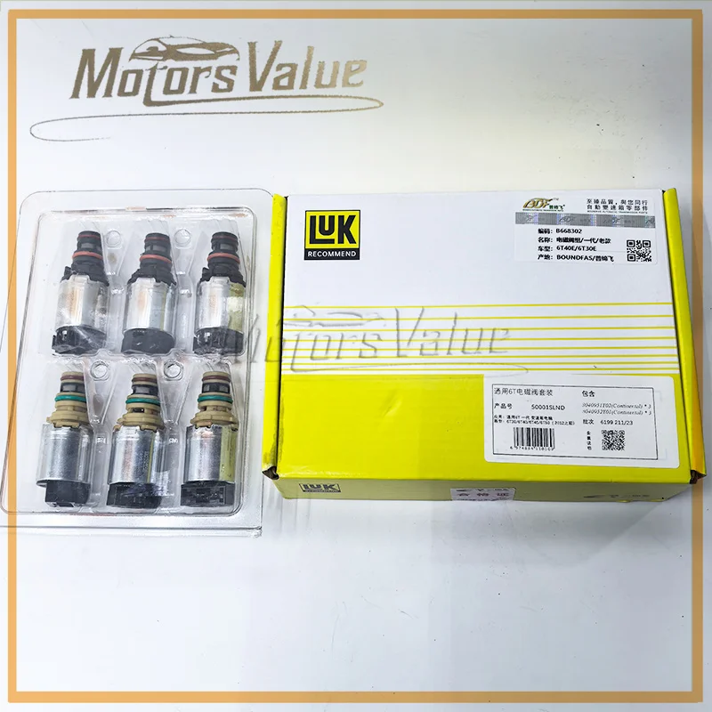 

6T30 6T40 6T45 6T50 Transmission Drivet Solenoids Kit For Chevrolet Cruze 6T30E 6T40E 6T45E 6T50E Automat Transmiss