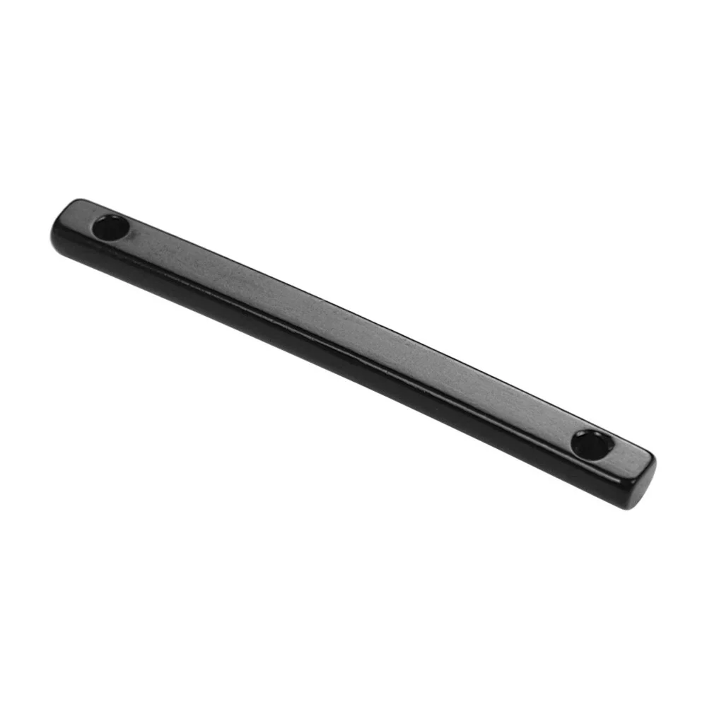 4PCS Black/Silver String Retainer Bar Metal 48mm(1.89in) Headstock String Trees Guitar String Retainer For Electric Guitar