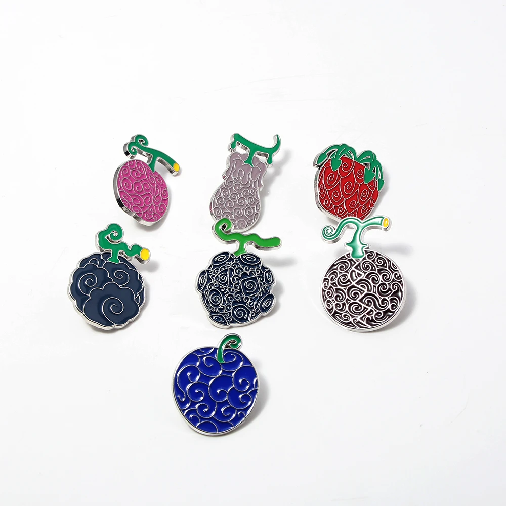 Japanese Anime Devil Fruit One Keychain Piece Roronoa Zoro Ace Hat Rubber Fruit Figure Model KeyRing For Kids Toys Gift Jewelry image 6