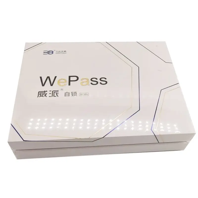 Dental Dentistry WePass Metal Self-locking Bracket Se3.0 Sliding 3 Hook Orthodontic Laboratory Orthodontic Materials