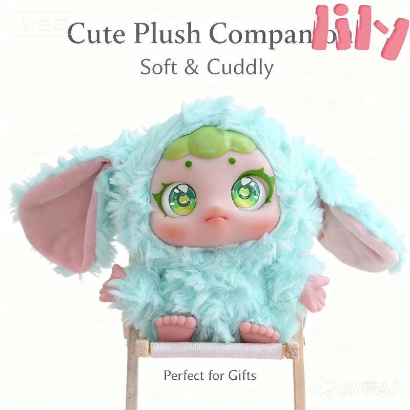 

Spot Three Little Mao Nommi Cute Non Closing Trendy Play Plush Handmade Cute Doll Gift Pendant Exquisite Healing Doll Gift