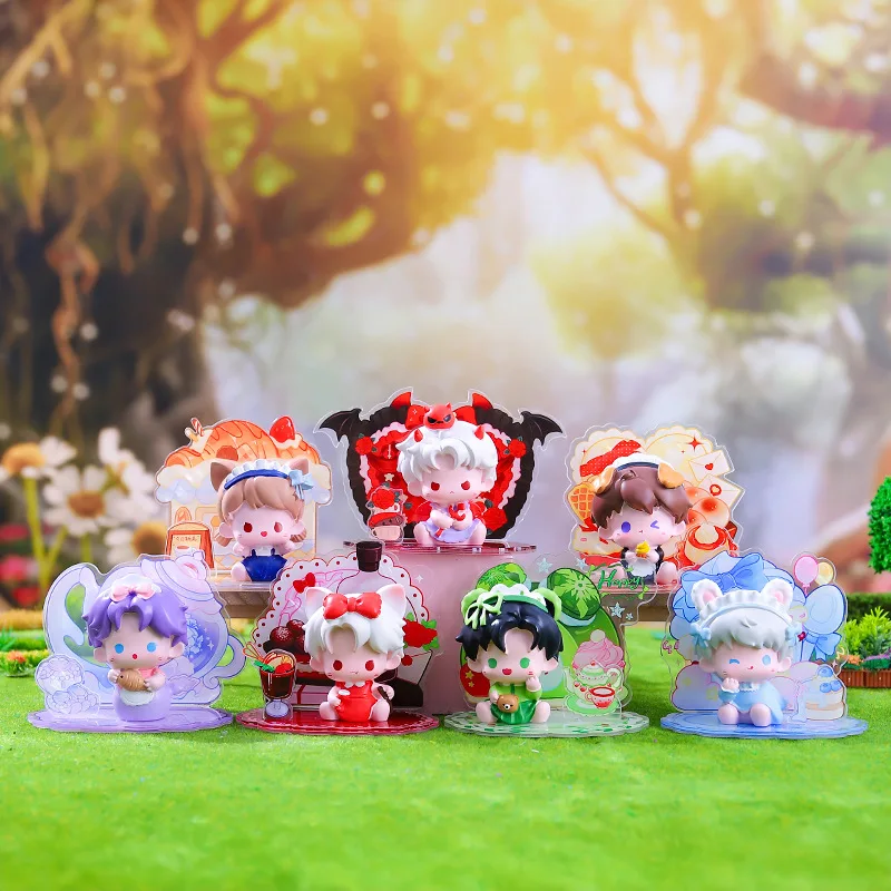 

Love And Deepspace Blind Blind Box Cute Accessories Garage Kit Cute Cartoon Standing Plates Toys Shen Xing Qi Yu Girl Gift Doll