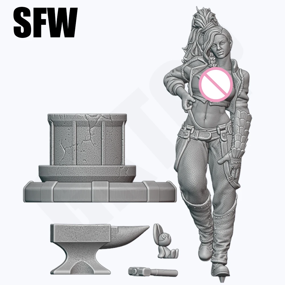 1:24 NSFW GemmaSexy Girl ثلاثية الأبعاد طباعة الراتنج مجموعات الالعاب Gk غير مصبوغ تمثال لتقوم بها بنفسك المفكك تمثال أنيمي دمية أرقام جمع نموذج