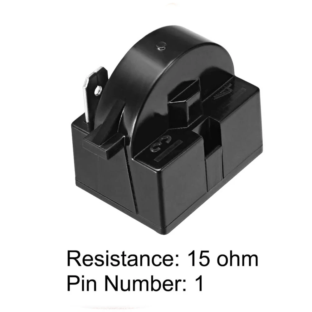 내구성 냉장고 PTC 시동 릴레이, 15 옴 1 핀 압축기, 이상적인 냉장고 예비 부품, 1 개