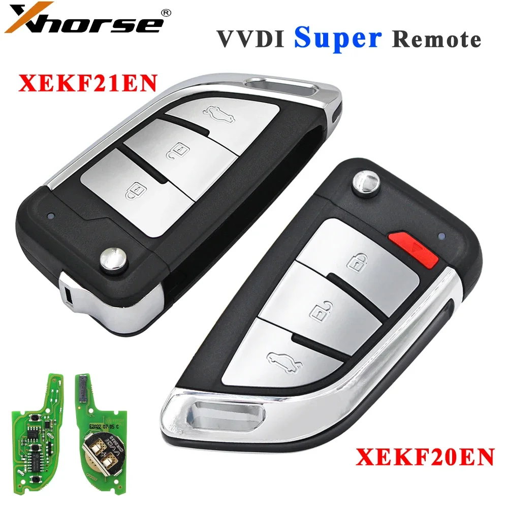Xhorse Universal VVDI Super Remote with XT27A Chip For VVDI MINI Key Tool MAX VVDI2 Programmer XEKF21EN XEKF20EN