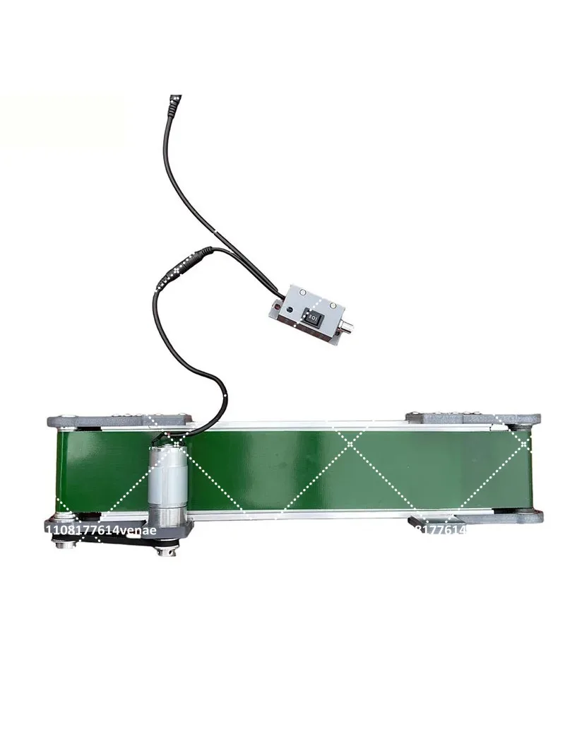 Small Desktop Electric Conveyor Belt Machine for DIY Friction Experiment Speed Regulation