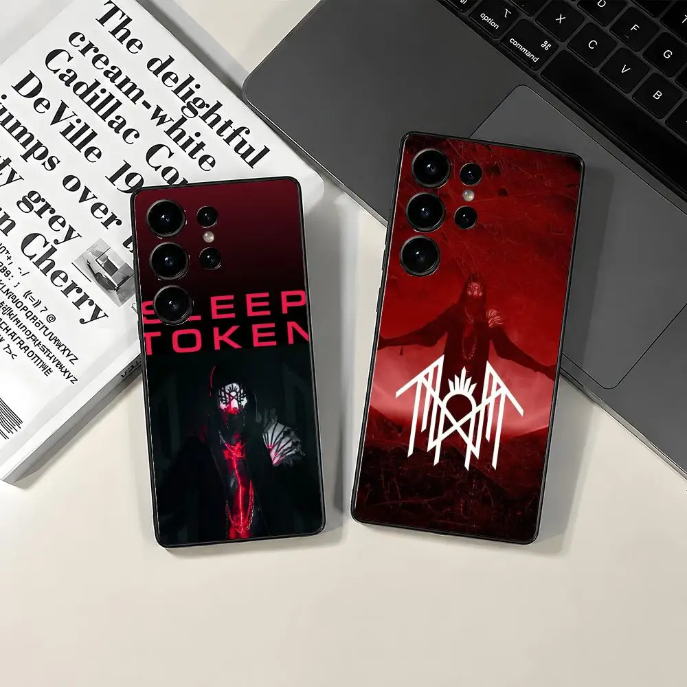 Music Sleep T-Token Phone Case For Samsung Galaxy S26 S25 Ultra Plus Phone Case Satin Glossy Colorful Protective