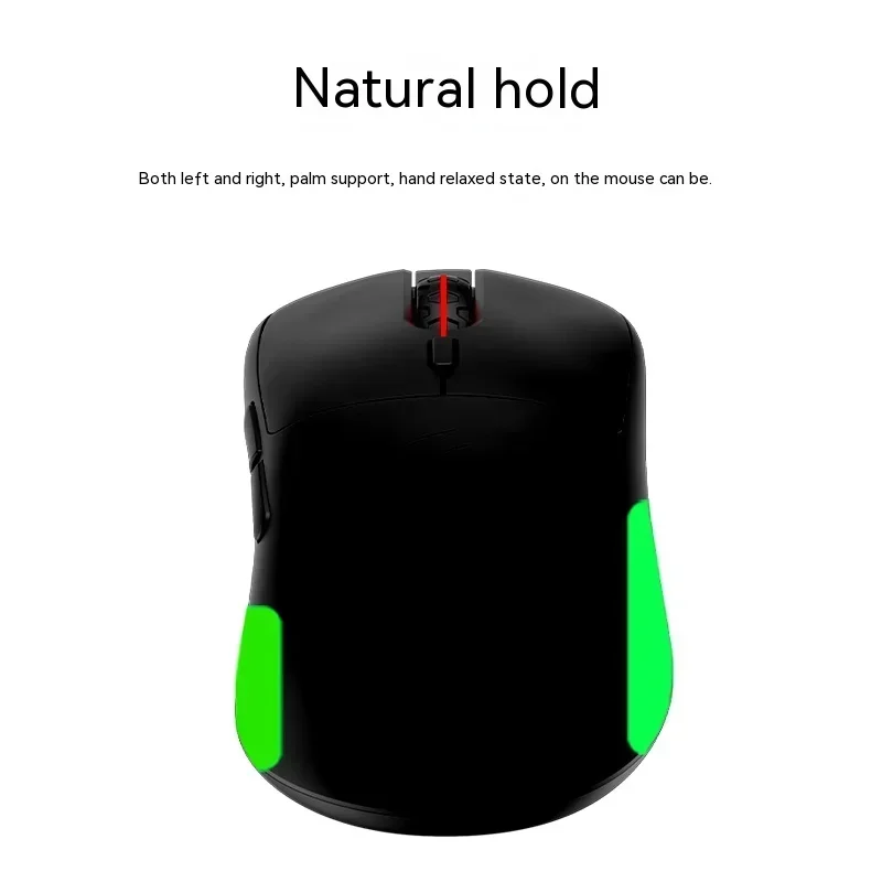 Imagem -03 - Incott Ghero-mouse para Jogos sem Fio Modo Duplo Sensor Paw3395 Rgb Baixa Latência Ergonômico pc Personalizado Acessórios para Jogadores Presentes