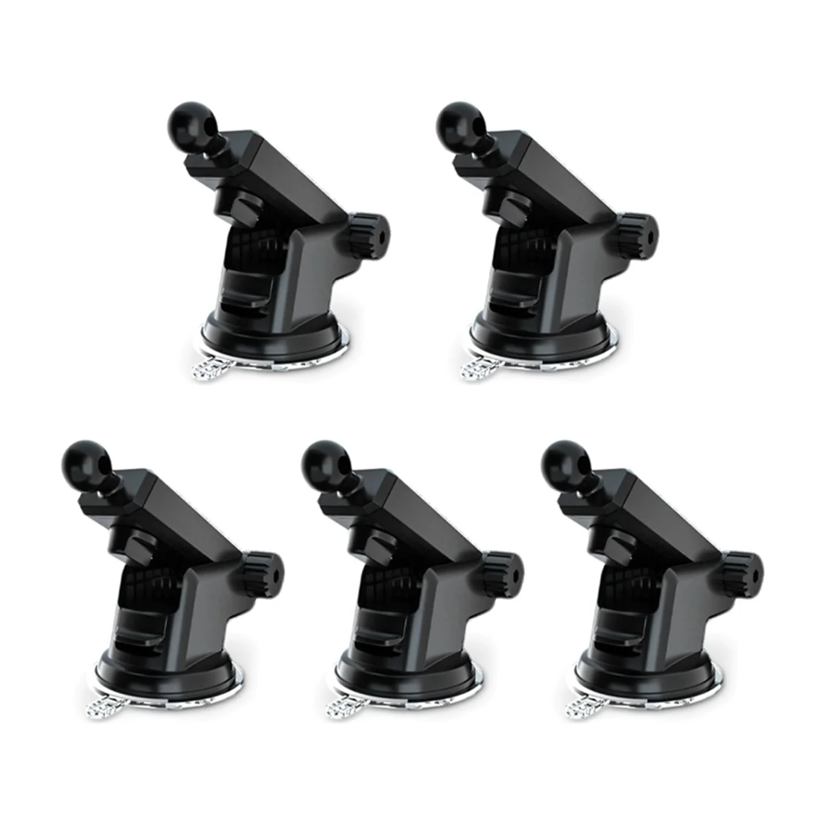 

5pcs Car Telescopic Long Arm Stand Ball Suction Cup Base Phone Holder for OBDPEAK T20 and T30 Car DVR