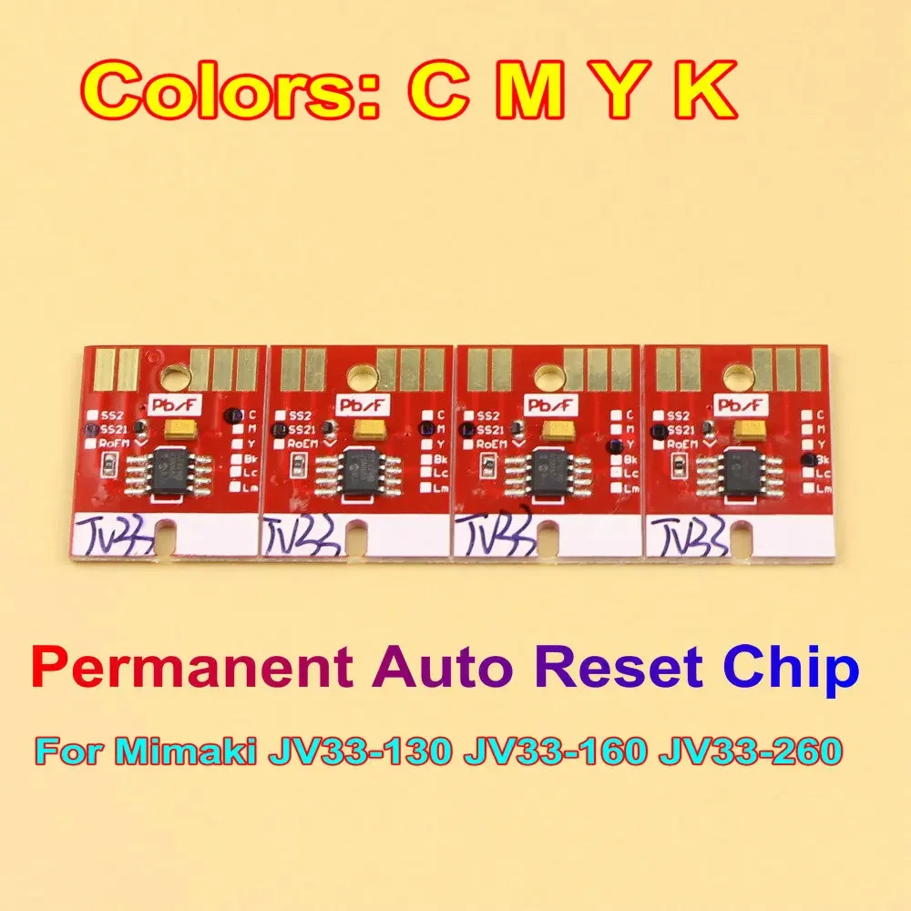 SB60 Auto Permanent Reset Cartridge Chip For MIMAKI JV5 JV33 130 160 260 SB60 Printer Ink Cartridge Chips SS21 Printing Ic Chip