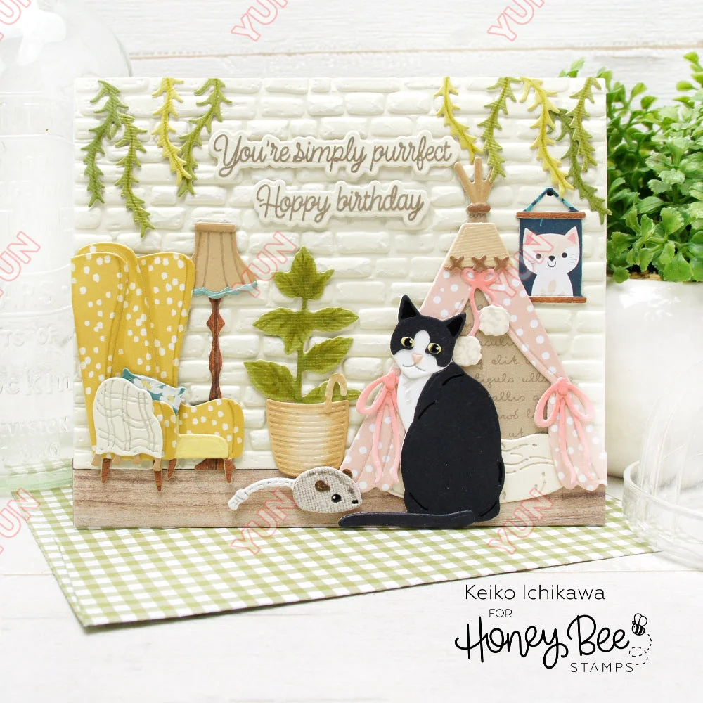 Pet Friends Metal Cutting Dies Stamp Stencil Set Dogs Cats Hamster Die DIY Scrapbooking Craft Greeting Card Decoration 2025 New