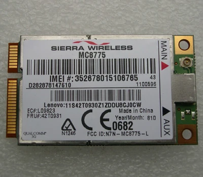 New Sierra Wireless MC8775 3G Module HSDPA/WCDMA/EDGE/GPRS Wireless WLAN Mini PCIe wlan Card For IBM ThinkPad 42T0931