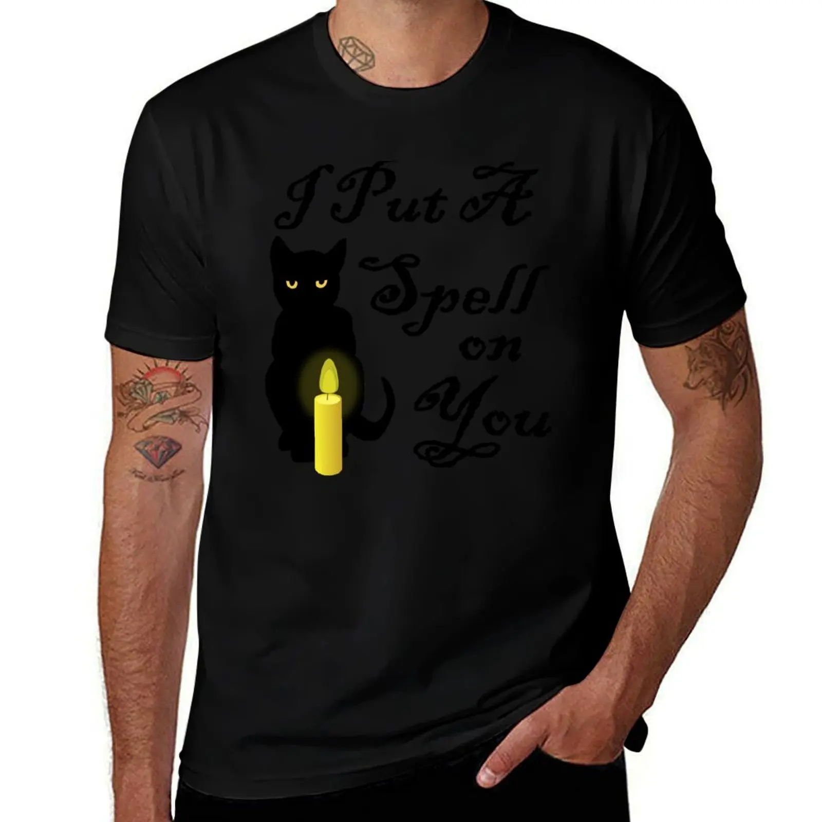 

I Put a Spell On You Cheeky Witch T-Shirt men t shirt cotton 100% t shirts for man graphic tees man t shirts cotton T-shirt