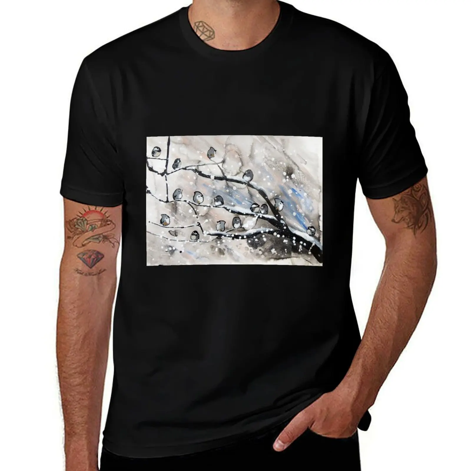 

Feeder Friends T-Shirt Light Athletic Short Sleeve Tee Shirt