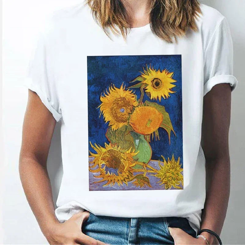 Funny History of Art Line T Shirt Women Short Sleeve Top Harajuku Graphic Tee Shirt Female Fashion Cotton Clothes Man Tshirt