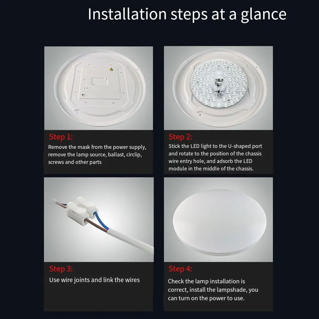 White Modified Module Light Source For Long-lasting And Stable Illumination No Video Flash LED Wick