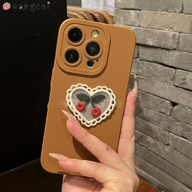 For Honor X9A X9B X9 X8A X8B X8 X7B X7 X6A X6B X6 X6S X5 Plus X60 Pro X60i 5G 4G Phone Case Fashion Lace Love Heart Soft Cover