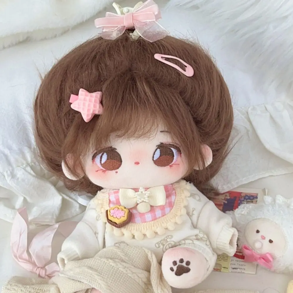 20cm Cotton Doll Clothes Cute Baby Bib Plush Dolls Drool Towel Fashion Dresses Skirt Decoration for 1/12 BJD Dolls