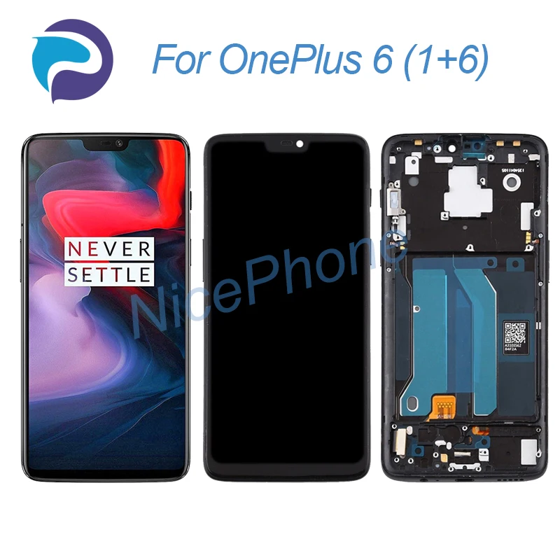 

for ONEPLUS 6 LCD Screen + Touch Digitizer Display 2280*1080 A6000, A6003 1+6 LCD Screen Display