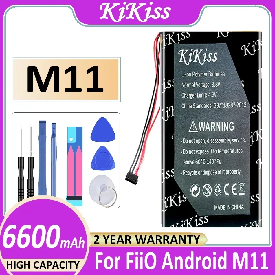 For FiiO M11 Pro 6600mAh HiFi Music Player Battery Replacement