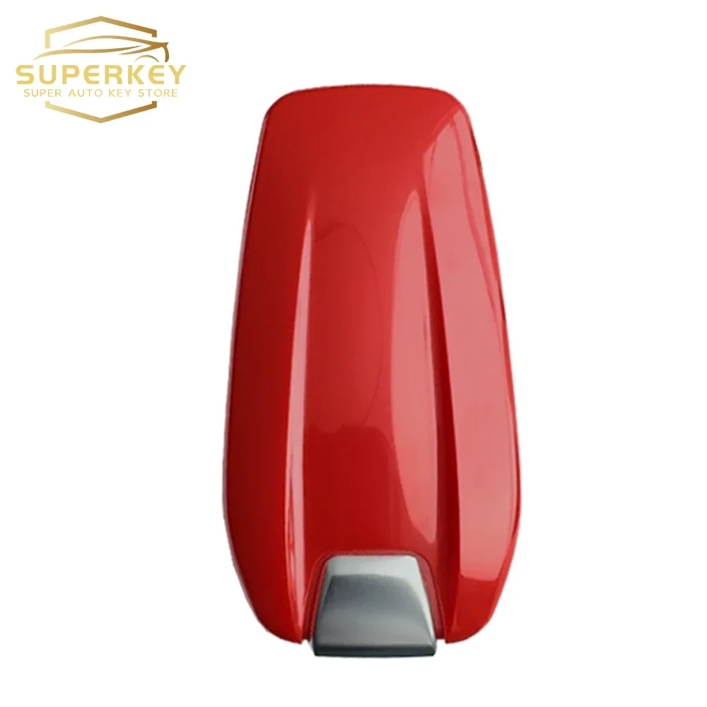 SUPERKEY CS 094004   Para 2014-2020 ferrari 458 588 488gtb laferrari sem logotipo 4 botão remoto fob chave do carro escudo caso capa