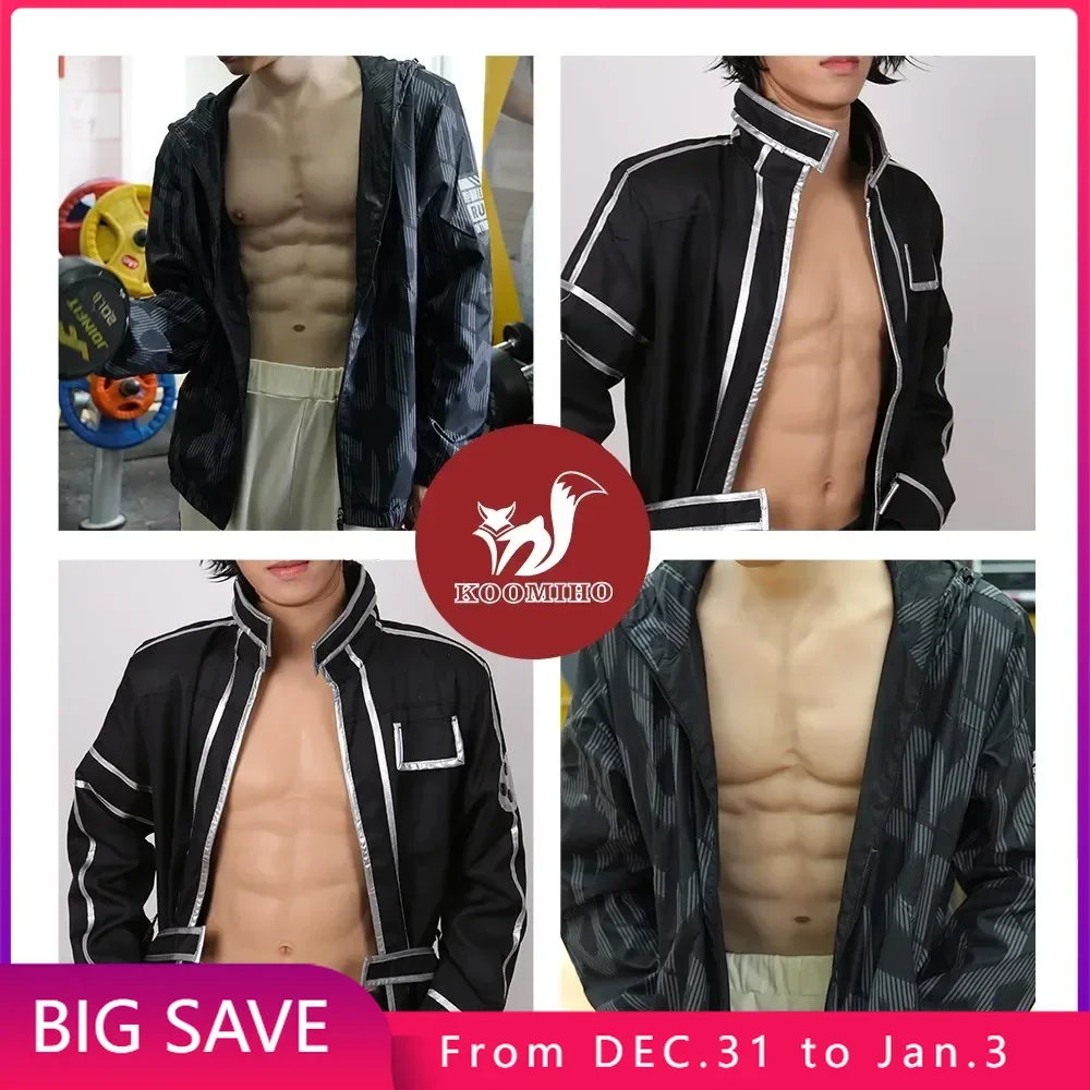 KOOMIHO Simulation Strong Figure Realistic Silicone Male Muscle Suit Artificial Sturdy Chest Men Crossdresser Macho Cosplay