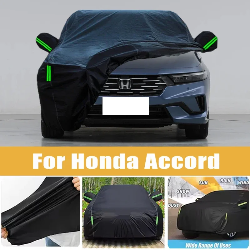 

For Honda Accord Full Car Cover Four Seasons Outdoor Sun Anti UV Rain Snow Dust Protection Oxford Cloth Accessories