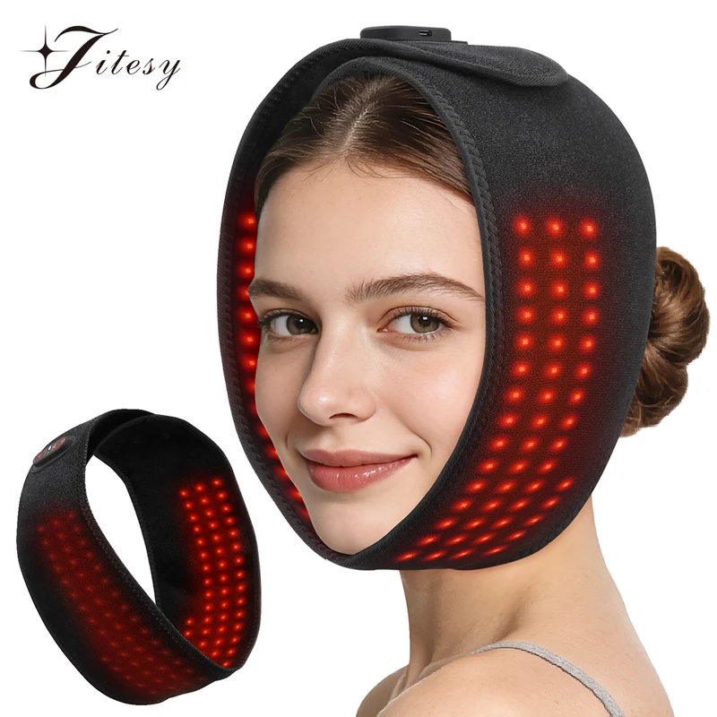 Electric Jaw Massager Wearable Heating Pad for Recovery