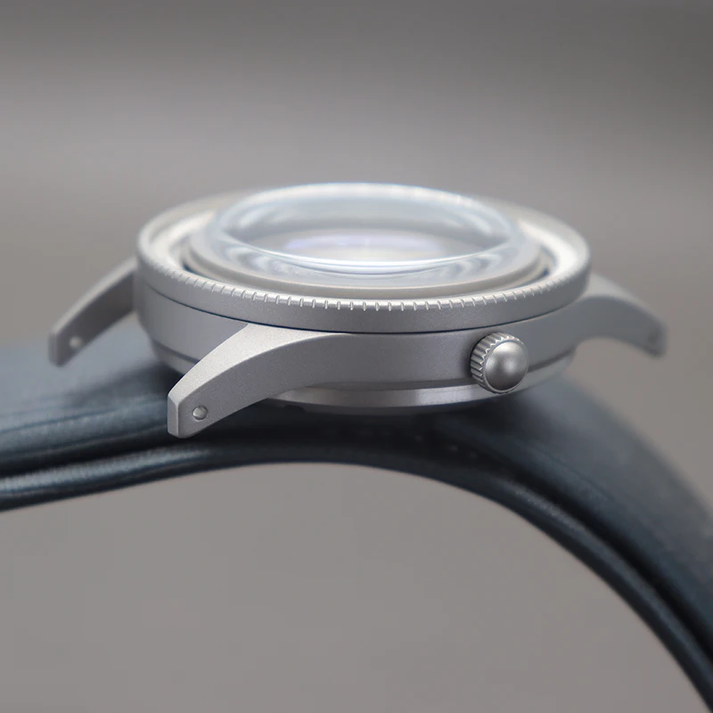 40mm High Quality Watch Case C3 Luminous Ceramic Bezel For Mod Retro First Year Fifty Seek Series NH34 NH35 NH36 NH38 Movt 10ATM