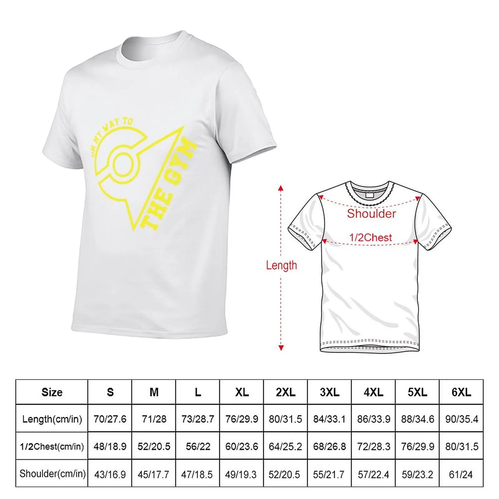 (Outlines) ON MY WAY TO THE GYM - Instinct T-Shirt Lightweight Cooling Short Sleeve Tee