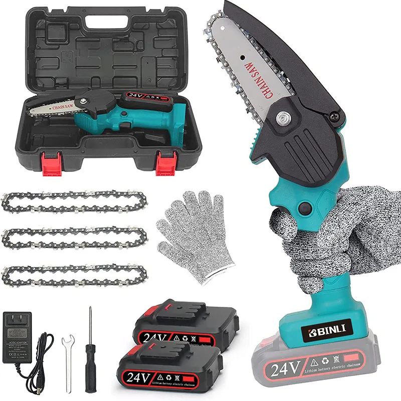 

Binli Mini Power Battery Lithium-ion Cordless Wood Chain Saw