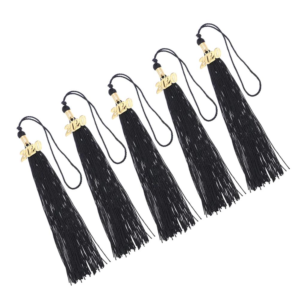 5 Pcs Graduate Ceremony Tassel Graduation Gown Academic Honor for 2020 Decorate