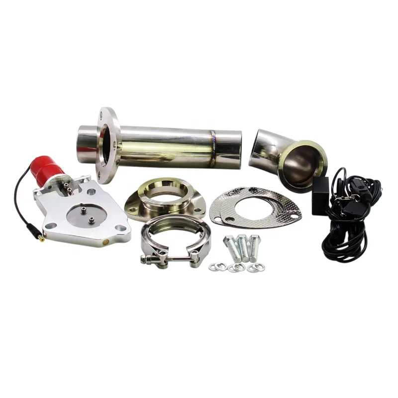 

2 inch 51mm electric y-tube stainless steel exhaust cut-off cut-out bleed valve/switch manual control
