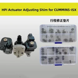 50PCS Diesel Common Rail Injector X15 ISX15 QSX15 Armature Stroke Washer HPI Actuator 4089981 4089980 Adjusting Shim for Cummins