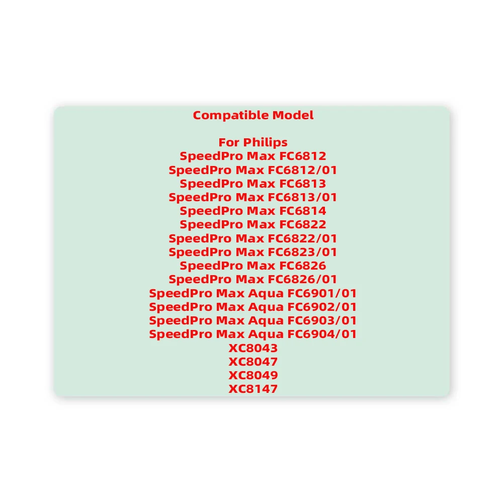 Для Philips SpeedPro Max FC6812/01 FC6813 FC6814 FC6822 FC6823 FC6826 FC6901 FC6902 FC6903 Пылесос Hepa Фильтры Часть