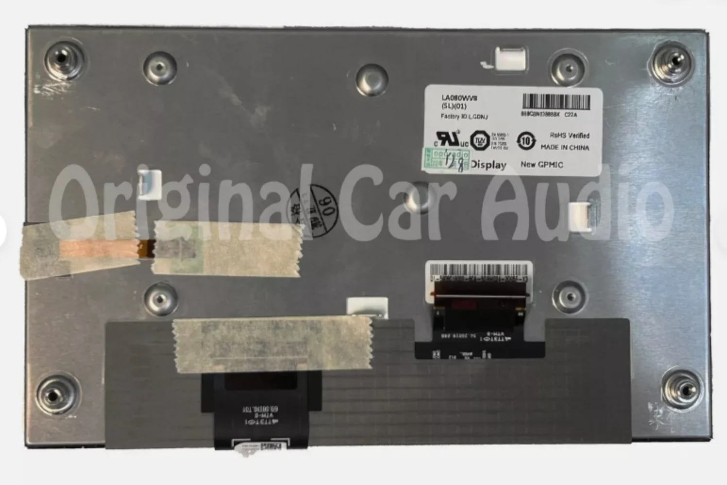 Nova substituição OEM 8 "Display LCD Monitor LA080WV8 Painel Touch Screen Digitador