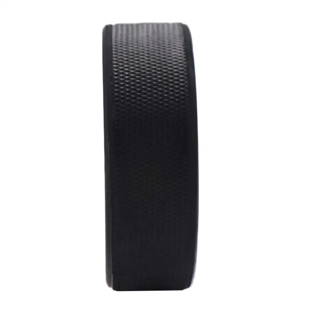 Portable Regulation Size Hockey Balls Textured Sides with Grippy Ice Hockey Stick Ball Black Rubber Hockey Ball Practicing
