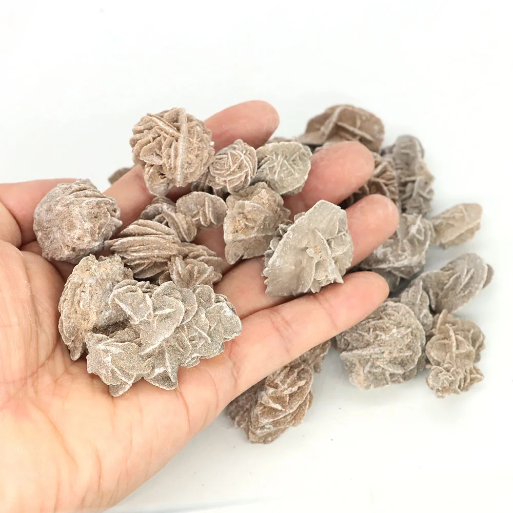 Desert Rose Selenite Stone Natural Quartz Reiki Healing Crystal Gemstone Raw Mineral Specimens Adenium Obesum Home Decor Gifts