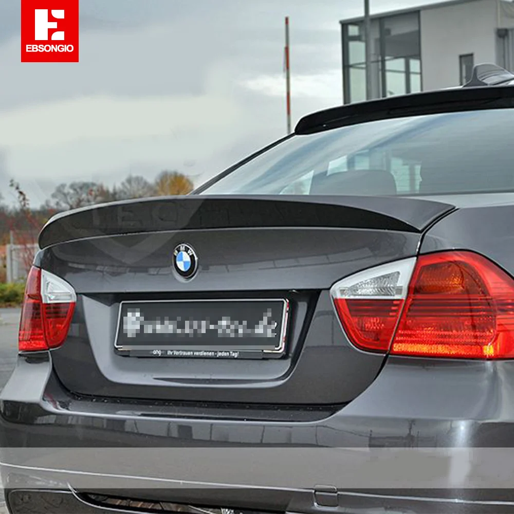 E90 Carbon Fiber Rear Trunk Spoiler for BMW e90 3 Series 320i 320d 2005-2011 Dedicated Tail Modified Ducktail Lip Wing