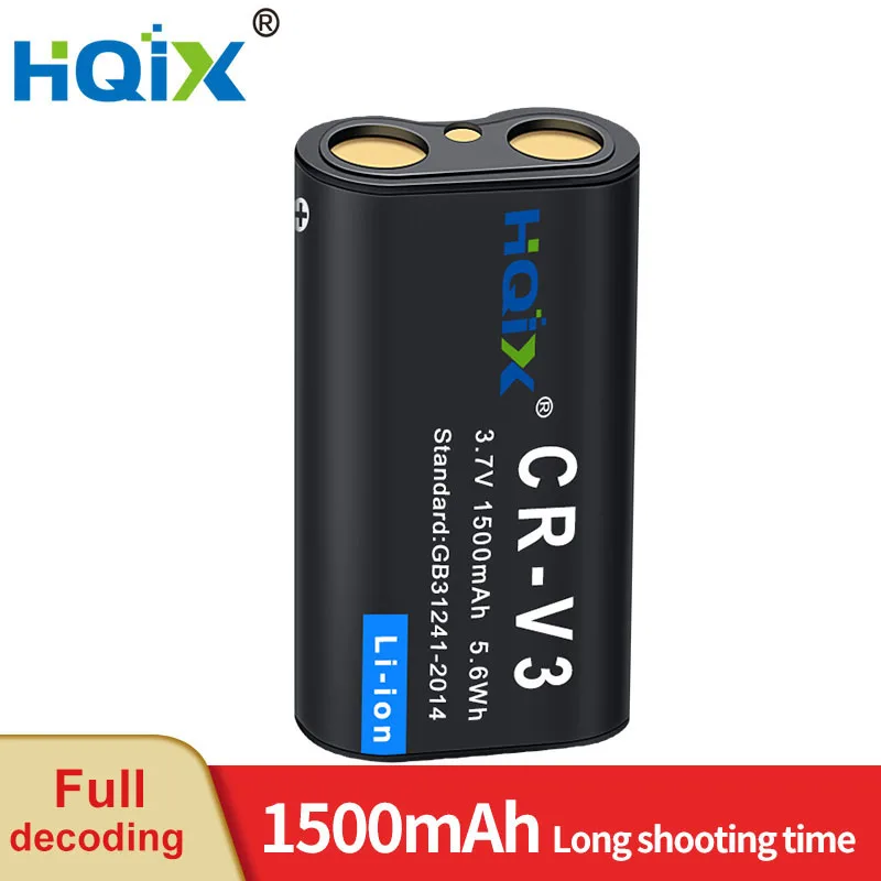 

HQIX for Kodak CX4210 CX4230 CX4300 CX4310 CX6230 CX6200 CX6330 CX6445 CX7220 CX7300 CX7310 DX6340 Camera CR-V3 Charger Battery