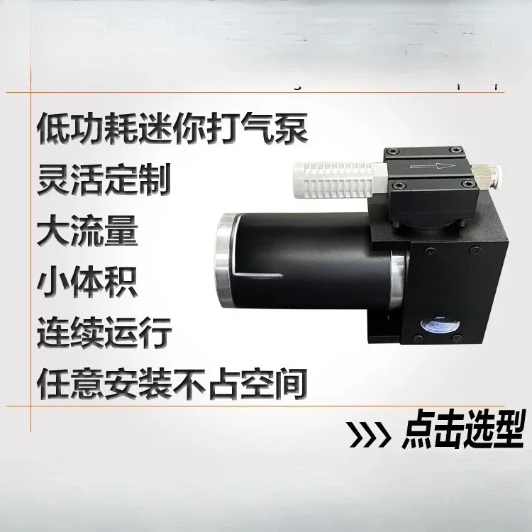 Micro piston booster oil-free gas pump electric spray large flow start and stop