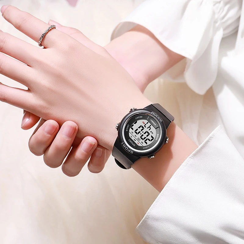 Electronic watch, multi-function alarm clock for students and children, high-value academic style electronic watch