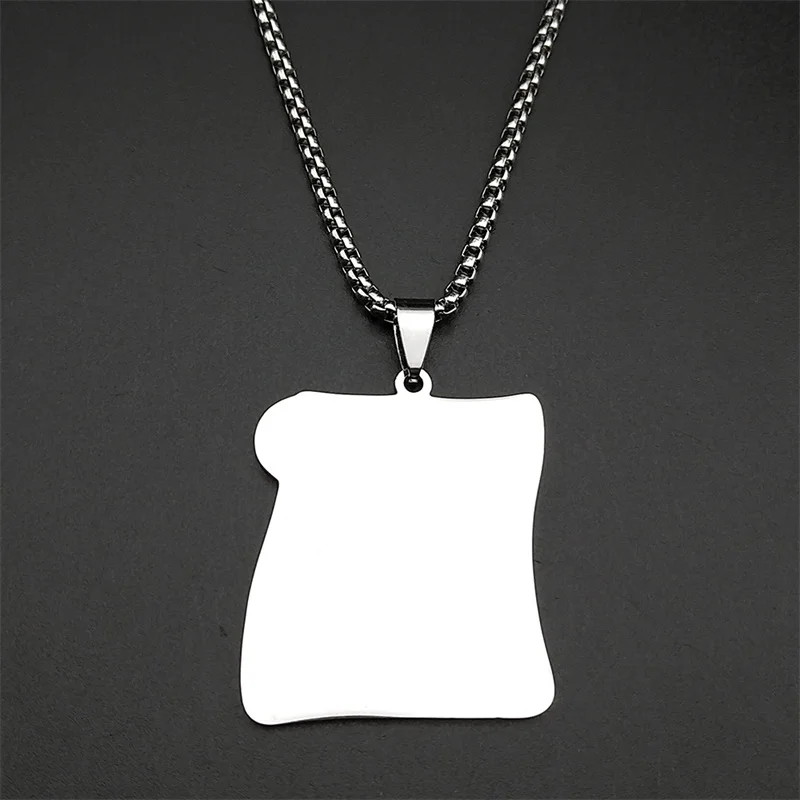 JERUSALEM the Holy City Scripture Scroll Pendant Necklace Women Men Stainless Steel Gold Color Christian Islamic Judaism Jewelry