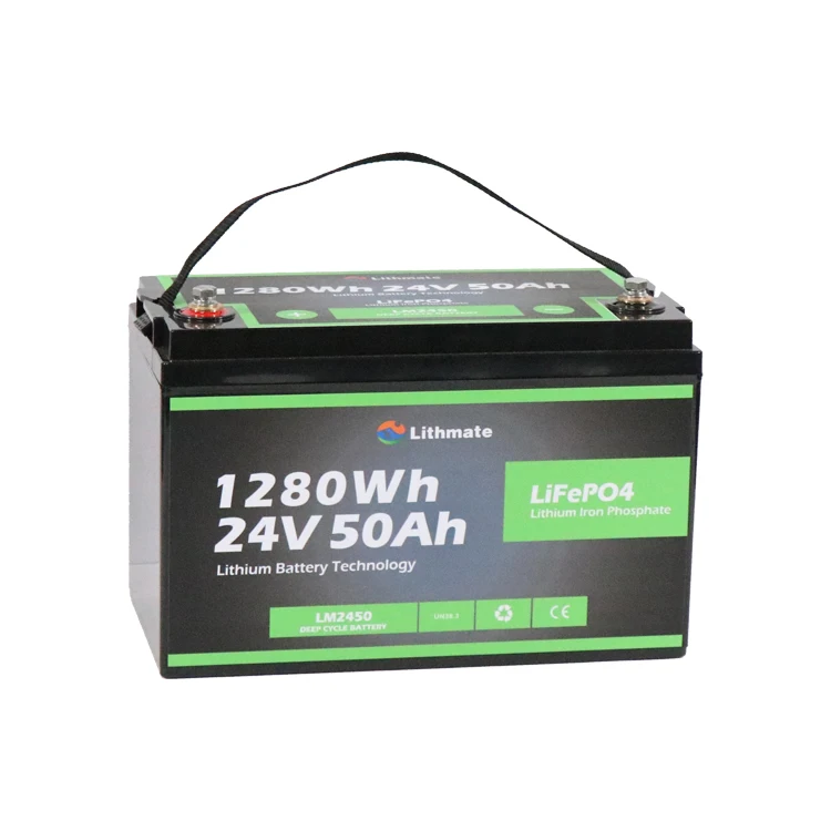 Professional factory wholesale lithium ion battery lifepo4 battery solar storage 24V 50Ah battery for electric car