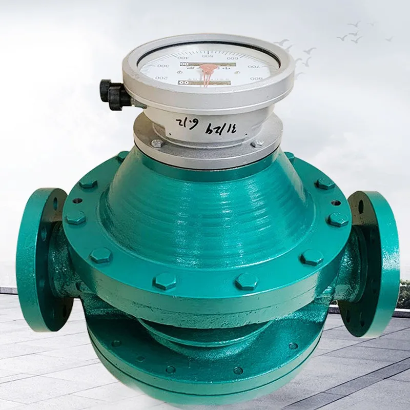 Elliptical gear flowmeter diesel oil flowmeter high viscosity high temperature asphalt petroleum heavy oil flowmeter