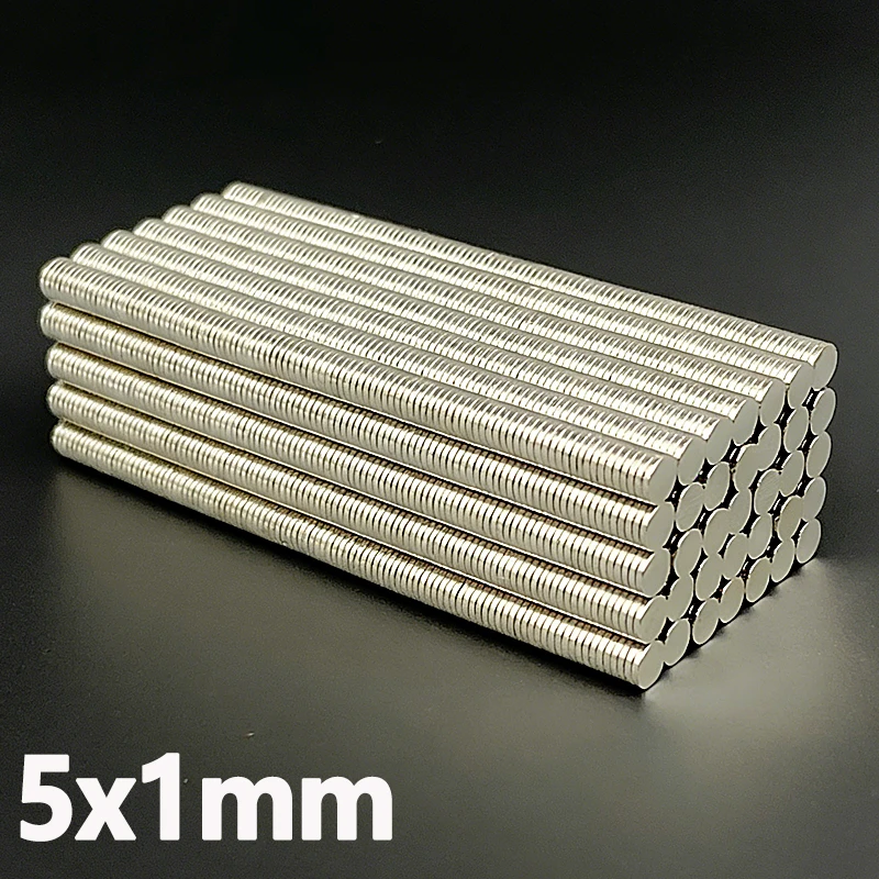 5x1 5x2 5x3 5x4mm Magnet Small Round Shape Neodymium Magnet 5mm Accessory 50-500pcs N35 NdfeB Permanent Magnetic Imanes