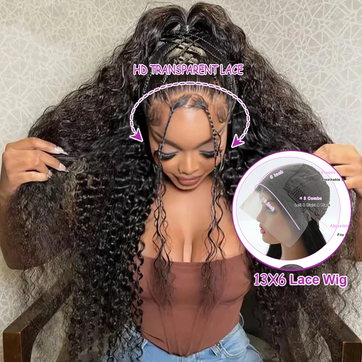 30 بوصة الجسم موجة 13x6 Hd الدانتيل الباروكة الأمامية 200 الكثافة البرازيلي الشعر البشري قبل قطعها 13x4 الدانتيل الشفاف شعر مستعار أمامي للنساء